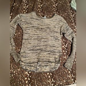 Marled knit sweater